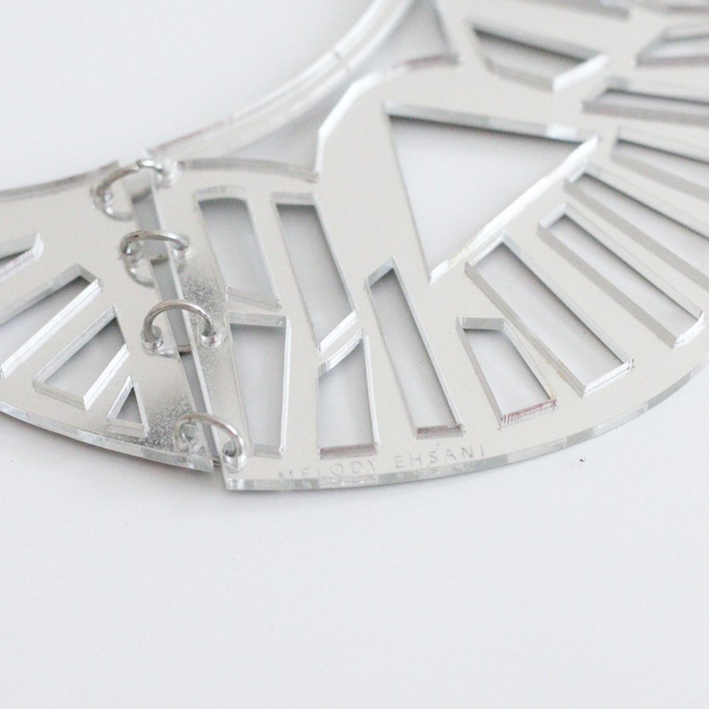 Melody Ehsani Mirrored Geometric Statement Collar… - image 4